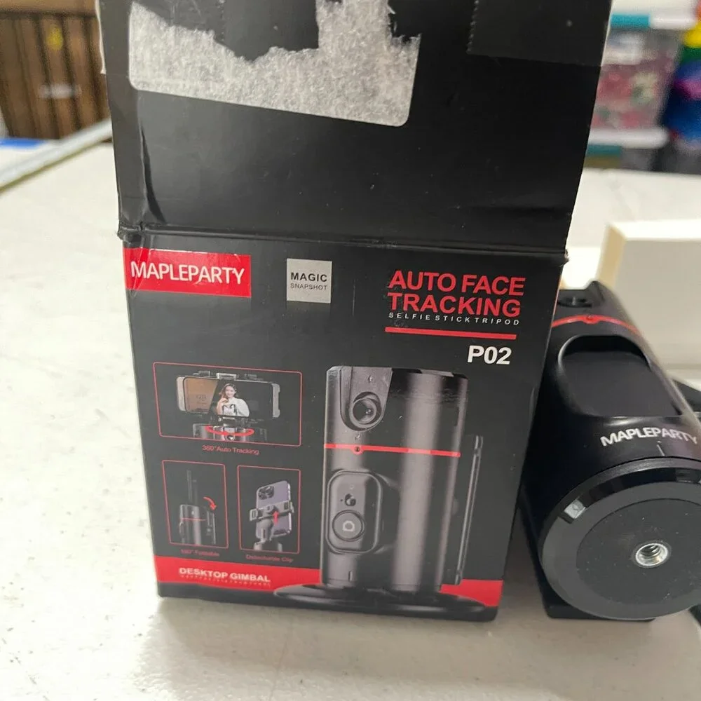360 ROTATION AUTO FACE TRACKING TRIPOD AMZN B0D78P8FL9